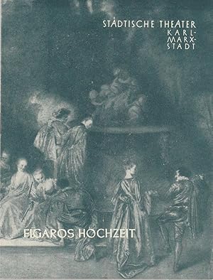 Seller image for Programmheft Wolfgang Amadeus Mozart FIGAROS HOCHZEIT Neuinszenierung 7. Mrz 1959 for sale by Programmhefte24 Schauspiel und Musiktheater der letzten 150 Jahre