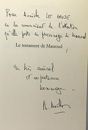 Le Testament De Massoud