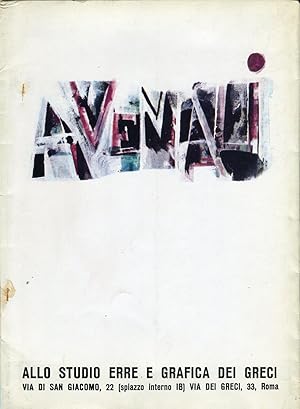 Image du vendeur pour Avenali mis en vente par Studio Bibliografico Marini