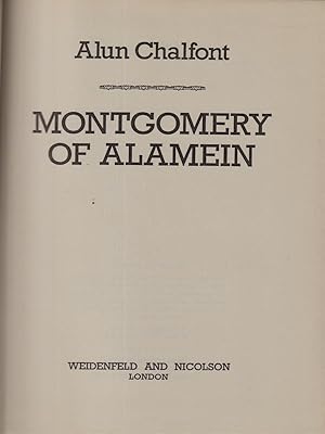 Immagine del venditore per Montgomery of Alamein venduto da Librodifaccia