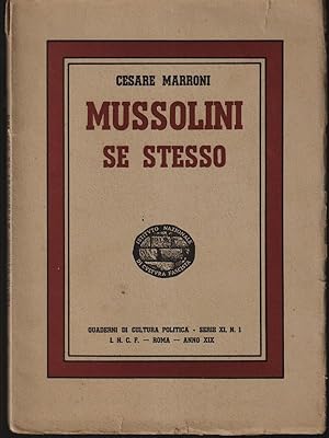 Mussolini se stesso