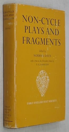 Imagen del vendedor de Non-Cycle Plays and Fragments (Early English Text Society Supplementary Series 1) a la venta por Powell's Bookstores Chicago, ABAA