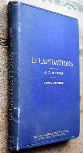 Bild des Verkufers fr Dilapidations: Law And Practice zum Verkauf von Dodman Books