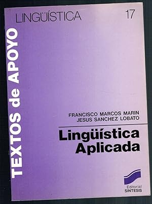 Seller image for LINGSTICA APLICADA for sale by Librera Dilogo