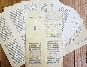 Seller image for Print Proof of Sturm am La Plata - Erz�hlung for sale by Chaco 4ever Books