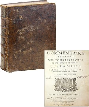 Commentaire Litteral sur Tous les Livres de l'Ancien et du Nouveau Testament. L'Evangile de S. Ma...