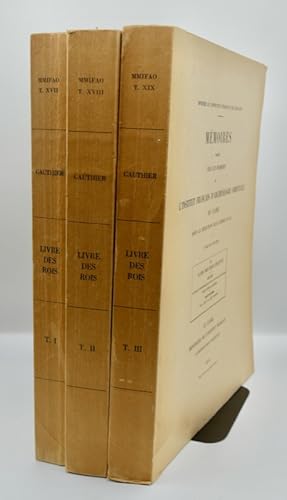 Bild des Verkufers fr LE LIVRE DES ROIS D'EGYPTE. Recueil de titres et protocoles royaux, suivi d'un index alphabtique. Mmoires de l'IFAO: Tomes 17  19. zum Verkauf von Librairie Le Trait d'Union sarl.