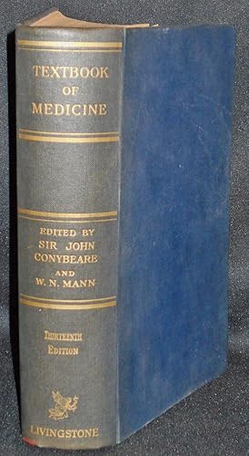 Bild des Verkufers fr Textbook of Medicine by Various Authors; Edited by John Conybeare and W. N. zum Verkauf von Classic Books and Ephemera, IOBA