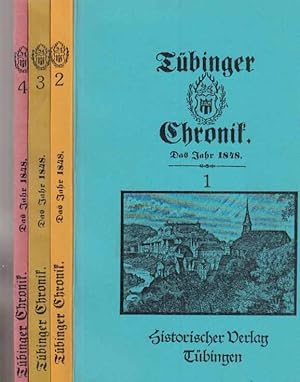 Bild des Verkufers fr (4 BNDE) Tbinger Chronik. Das Jahr 1848. zum Verkauf von Fundus-Online GbR Borkert Schwarz Zerfa