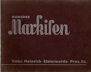 Markisen. Maschinenfabrik.