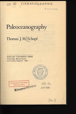 Bild des Verkufers fr Paleoceanography. zum Verkauf von Antiquariat Bookfarm