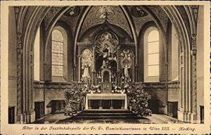 Ansichtskarte / Postkarte Wien, Altar in der Institutskapelle der Fr. Fr. Dominikanerinnen