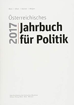 Bild des Verkufers fr sterreichisches Jahrbuch fr Politik 2017. zum Verkauf von Antiquariat Buchseite