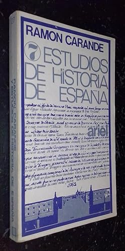 Seller image for 7 estudios de historia de Espaa for sale by Librera La Candela