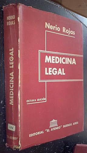 Imagen del vendedor de Medicina legal a la venta por Librera La Candela