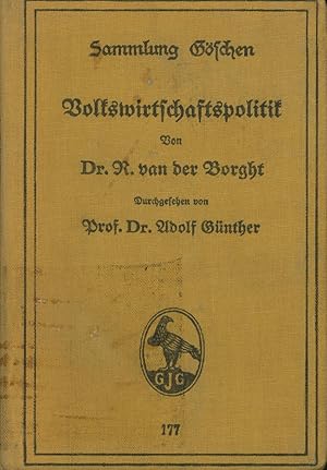 Bild des Verkufers fr Volkswirtschaftspolitik,I: Allgemeine Abteilung; Sammlung Gschen 177";"I: Allgemeine Abteilung; Sammlung Gschen 177" zum Verkauf von Antiquariat Kastanienhof