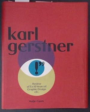 Seller image for Karl Gerstner Review of 5 x 10 Years of Graphic Design etc. for sale by Marcus Campbell Art Books