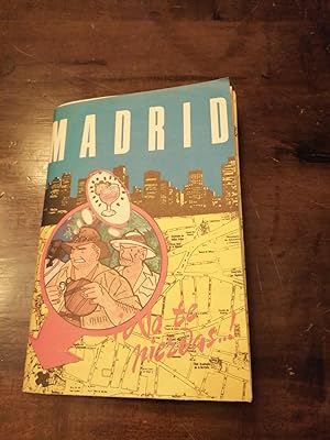 Madrid ¡No te pierdas! [plano de Madrid con publicidad de locales de la Movida]