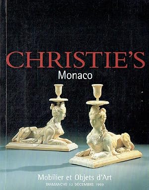 Christies December 1999 (French) Furniture & Works of Art