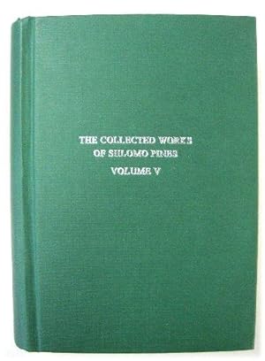 Seller image for Studies in the History of Jewish Thought (The Collected Works of Shlomo Pines Volume V) for sale by PsychoBabel & Skoob Books