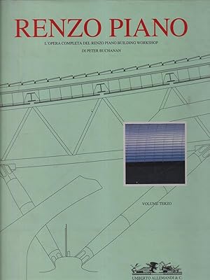 Seller image for Renzo Piano Building Workshop. Vol III for sale by Librodifaccia