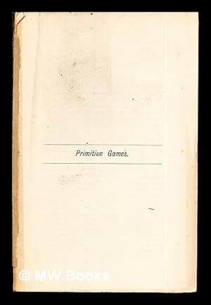 Seller image for Primitive Games for sale by MW Books