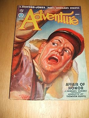Seller image for Adventure Magazine for April 1937 for sale by biblioboy