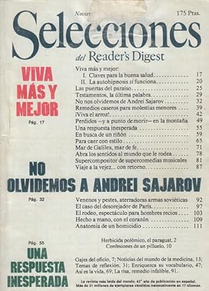 Imagen del vendedor de SELECCIONES DEL READER'S DIGEST N 528. NOVIEMBRE DE 1984 a la venta por Librera Vobiscum