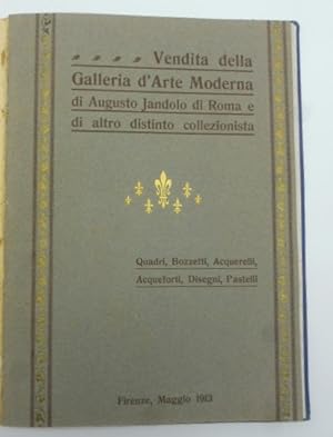 Vendita della Galleria d'Arte Moderna di Augusto Jandolo di Roma e di altro distinto collezionist...