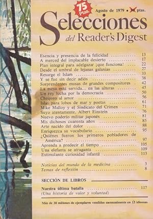 Imagen del vendedor de SELECCIONES DEL READER'S DIGEST N 465. AGOSTO DE 1979 a la venta por Librera Vobiscum