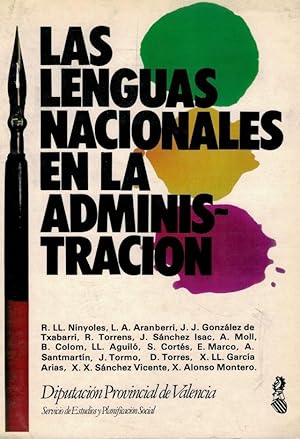 Imagen del vendedor de Las lenguas nacionales en el mbito de la administracin a la venta por Librera Dilogo