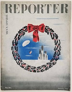 Men's Apparel Reporter. December 1940. [MAGAZINE WITH CHRISTMAS COVER].