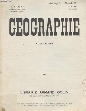 Imagen del vendedor de Gographie cours moyen - Revue fascicule de prsentation aux enseignants a la venta por Le-Livre