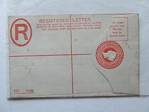 Image du vendeur pour Victorian registered letter envelope (unused), with a 'Gibraltar Registration, 20 centimos' embossed stamp mis en vente par McLaren Books Ltd., ABA(associate), PBFA