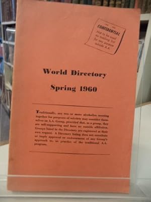 World Directory, Spring 1960 (with order form and membership maps)