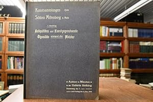 Katalog der Kunstsammlungen Schloss Miltenberg a. Main. 1. Abteilung. Antiquitäten und Kunstgegen...