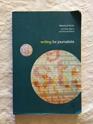 Imagen del vendedor de Writing for journalist a la venta por Libros Ambig