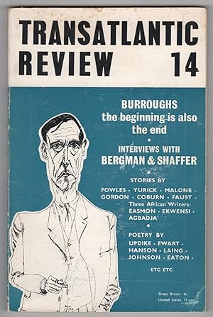 Immagine del venditore per The Transatlantic Review 14 (Autumn 1963) - includes The Beginning Is Also the End by William S. Burroughs venduto da Philip Smith, Bookseller