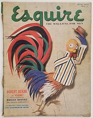 Esquire. The Magazine for Men. June 1951. [VINTAGE MAGAZINE]
