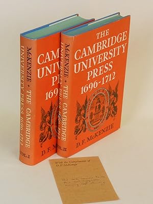 The Cambridge University Press 1696-1712, A Bibliographical Study, Volumes I and II