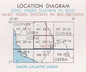 Seller image for Sefadu, Sierra Leone; Liberia; Guinea Joint Operations Graphic (Air) map 1:250, 000 for sale by Books of the World