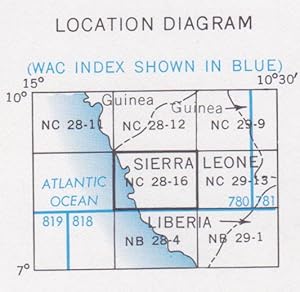 Seller image for Freetown, Sierra Leone; Joint Operations Graphic (Air) map 1:250,000 for sale by Books of the World