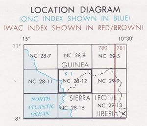 Seller image for Kambia, Sierra Leone; Guinea Joint Operations Graphic (Air) map 1:250,000 for sale by Books of the World