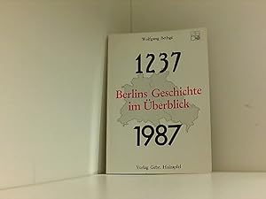 Bild des Verkufers fr Wolfgang: 1237 Berlins Geschichte im berblick 1987 zum Verkauf von Book Broker