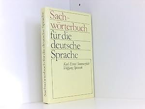 Bild des Verkufers fr Sachwrterbuch fr die deutsche Sprache zum Verkauf von Book Broker