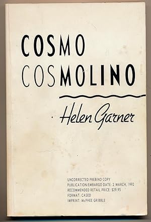 Cosmo Cosmolino [Signed Uncorrected Bound Proof]