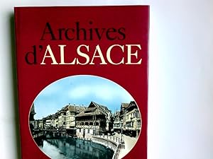 Bild des Verkufers fr Archives d'Alsace zum Verkauf von Antiquariat Buchhandel Daniel Viertel