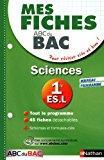 Seller image for Sciences Premire Es, L : Mes Fiches Abc Du Bac for sale by RECYCLIVRE