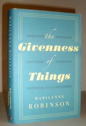 The Givenness of Things