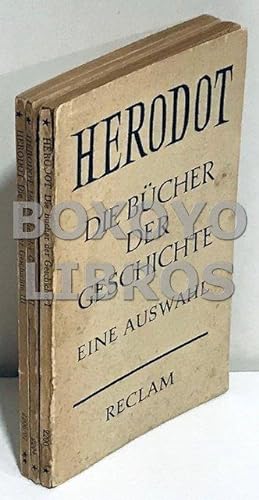 Herodot. Die Bücher der Geschichte I-II-III. Auswahl